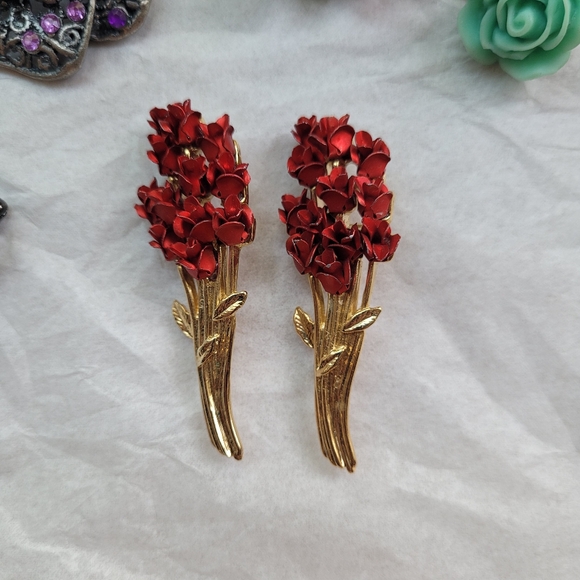 Lot of Vintage Floral Brooches - Picture 2 of 15